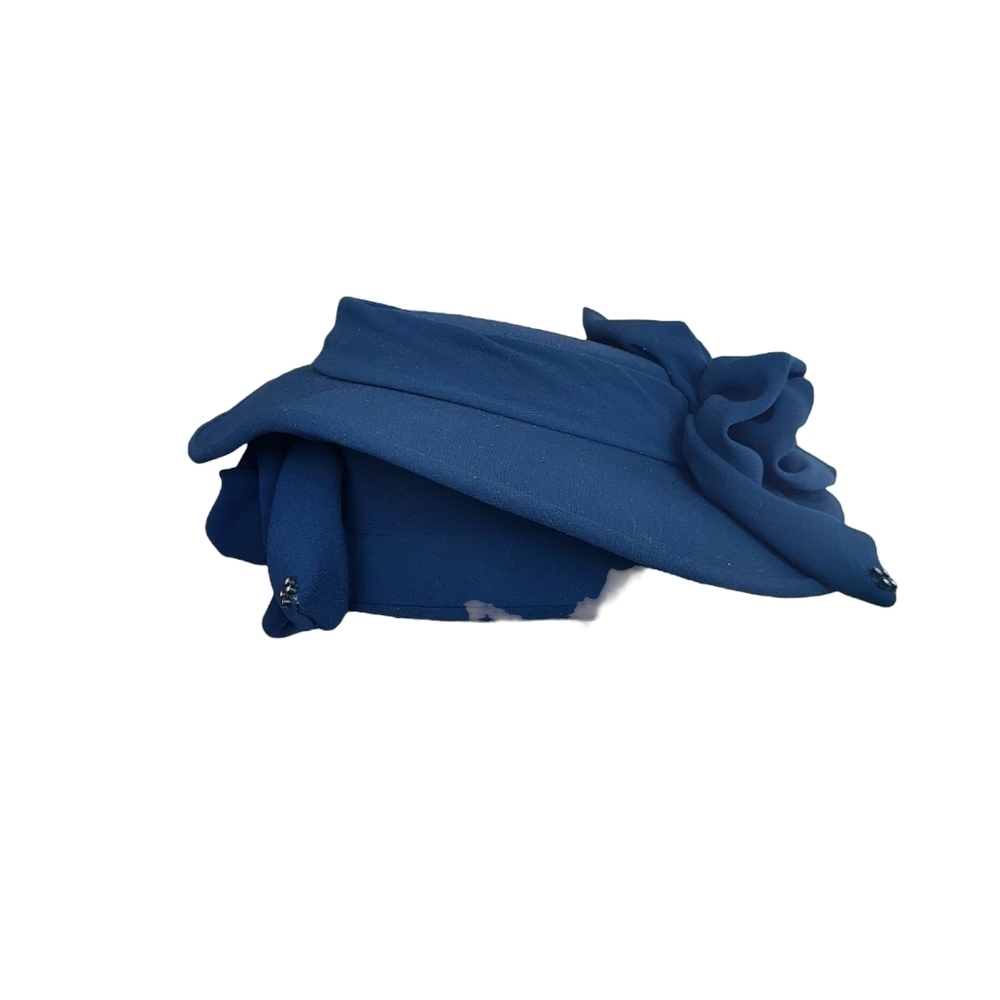 Moshita Couture Navy Sunday Women's Hat EUC - Picture 5 of 13